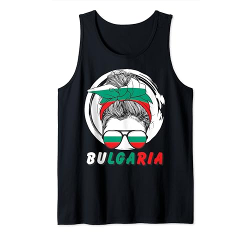 Bulgaria, niña búlgara, bandera de Bulgaria, Camiseta sin Mangas