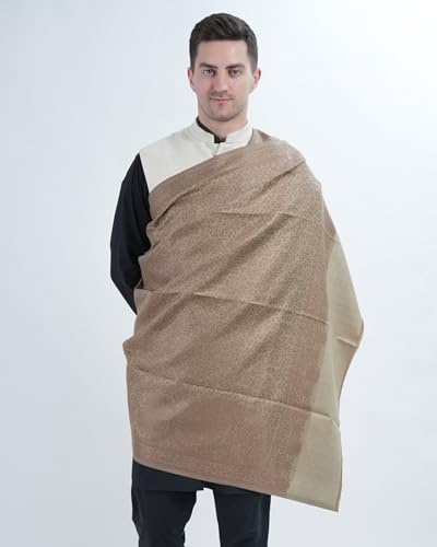 Image of Men's Kashmiri Wool Jamawar Shawl