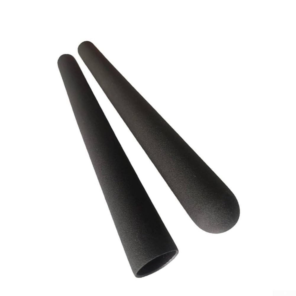 2 Pack PVC Handlebar Grips For Fitness Equipment, Non-Slip Dipped Gym Handle Covers With 20-31mm Inner Diameter, Replacement Accessories For Exercise Machines And Outdoor Tools, Black(30mm 300mm)