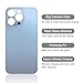 VOXATVO Back Glass Replacement for iPhone 13 Pro Max (A2643 A2641 A2644 A2645 A2484) All Carriers NO Repair Tool Set (for 13 Promax Blue) (Blue)