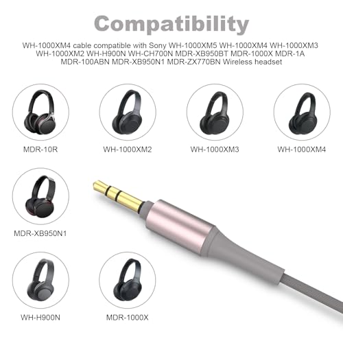 Cable de audio 3.5mm macho a macho para Sony miniatura 2