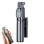 Viaje Selfie Stick - Trípode Selfie - Estabilizado...: Compatibilidad universal: la tecnología 5.0 garantiza una conexión estable (hasta 10 m de alcance) con todos los smartphones a partir de iOS 10/7.0. Soporte integrado para dispositivos de 5,5 cm hasta 8,8 cm de ancho Carga eficiente: la tecnología de...