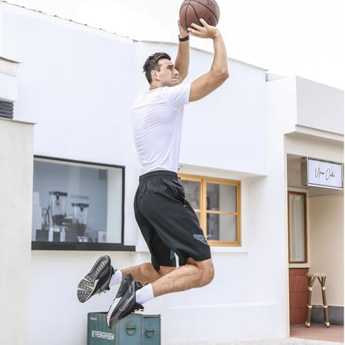 Men's Swim Trunks Quick Dry 9 Inch Beach Bathing Suit Athletic Gym Swimming Board Shorts3