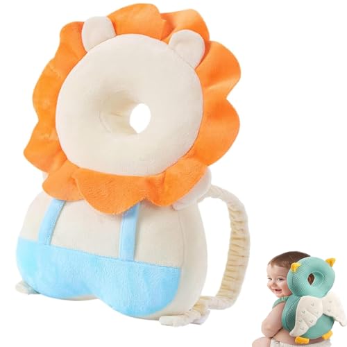 Image of Baby Walker Head Protector Backpack Wear Toddler Adjustable Baby Head Protection Safety Pad Backpack for 5-24 Months Learning Walking Crawling