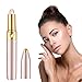 CIDBEST Eyebrow Trimmer for Women, Eyebrow Hair Remover, Eyebrow Trimmer Epilator for Women, Upgraded Painless Hair Removal Razor, USB Rechargeable, Cleaning Brush Included (Rose Gold)