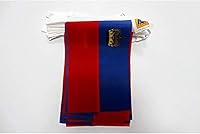 Vista 17 de Guatemala 19.7 ft BUNTING Flag 20 banderas 9'' x 6'' - Banderas de cuerda guatemalteca 5.9 x 8.3 in - AZ FLAG