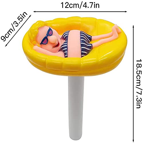 Floating Pool Thermometer, Large Size Easy Read Pond Water Thermometer, Cartoon Baby Pool Thermometer For Swimming Pool, Bath Water, Spas, Hot Tubs, Aquariums & Fish Ponds (A, One Size) #TOP6