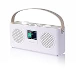 Roxel DAB, DAB+ Digital and FM Radio Mains Powered and Battery Powered Portable Radio | BT Speaker | USB Playback, TF Card, Bedside Alarm Clock | Sleep Timer, 2.4 inch LCD display, RDR-80