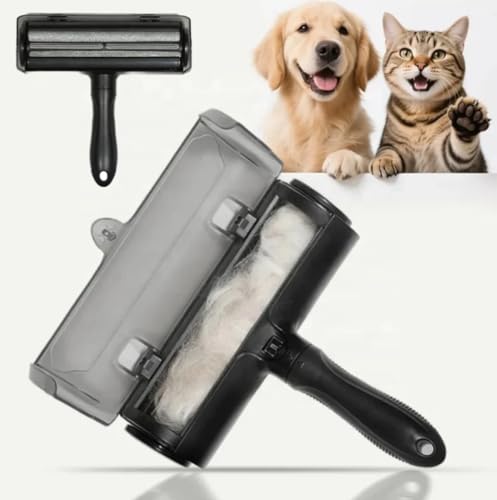 Générique Brosse Anti Poils Animaux pour Chat Chien, Enlève Ramasse Poils sur Canapé, Tapis, Vêtements et Sièges de Voiture, Réutilisable