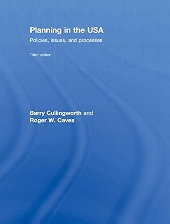 Planning in the USA: Policies, Issues, and Processes 3rd Edition book cover