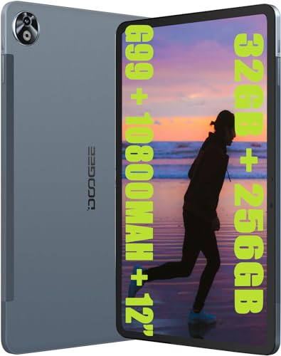 DOOGEE T20 Ultra Tablet PC, 32 GB Ram + 256 GB ROM (TF 2TB) Helio G99 Octa Core, akku 10800mah, 12
