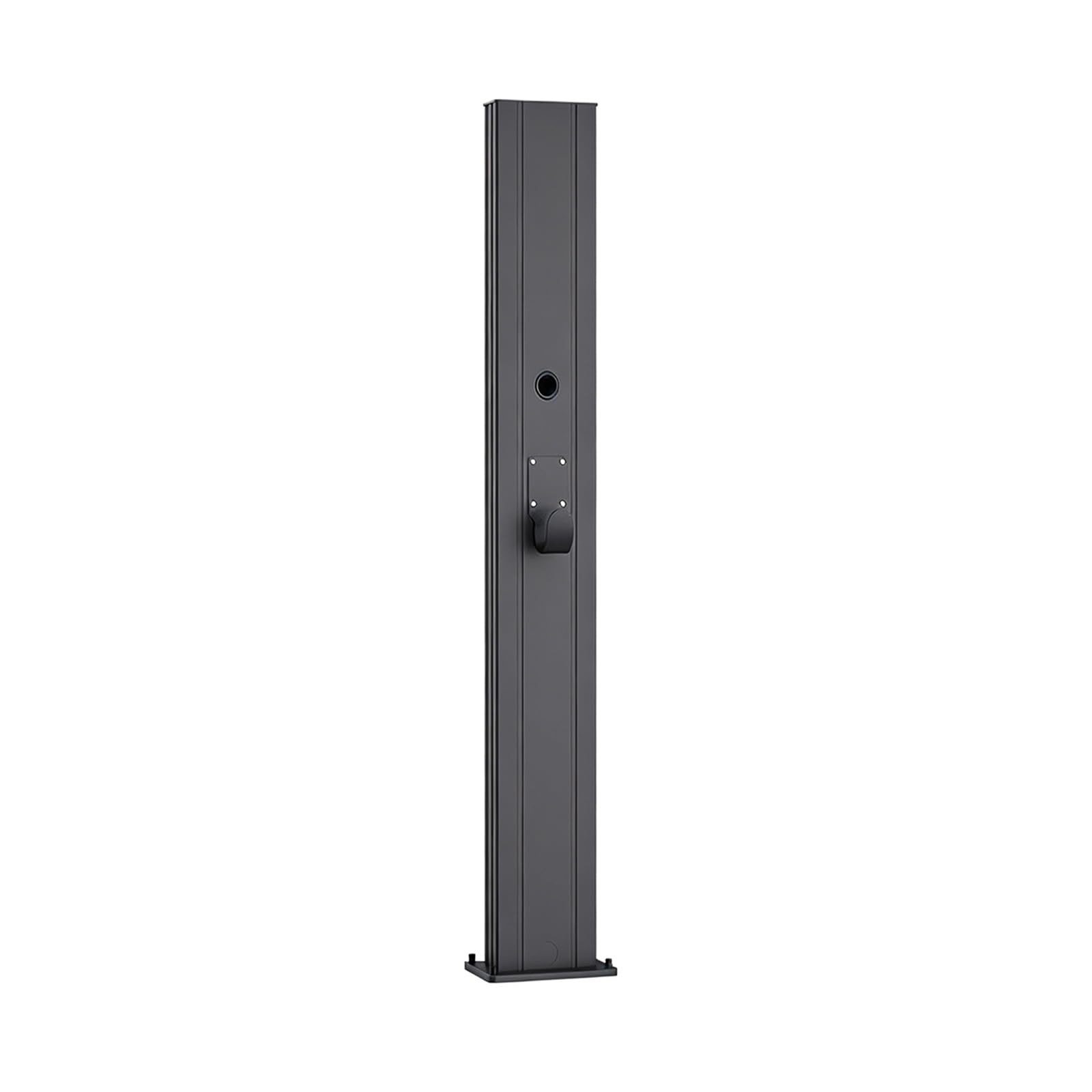 Piedistallo per Caricabatterie EV,Piedistallo Universale Stazione di Ricarica,Montaggio a Pavimento, Compatibile con Tutte Condizioni Atmosferiche, Progettato Specificamente Veicoli Elettrici(Black)