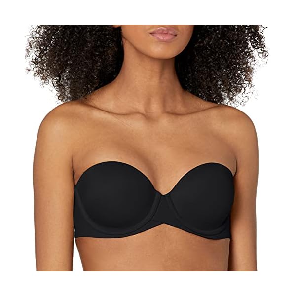 Maidenform womens Stay Put Strapless Se6990 Bra, Black, 38B US