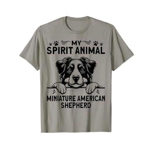 Mini Aussie Food Plush Collar Miniature American Shepherd T-Shirt