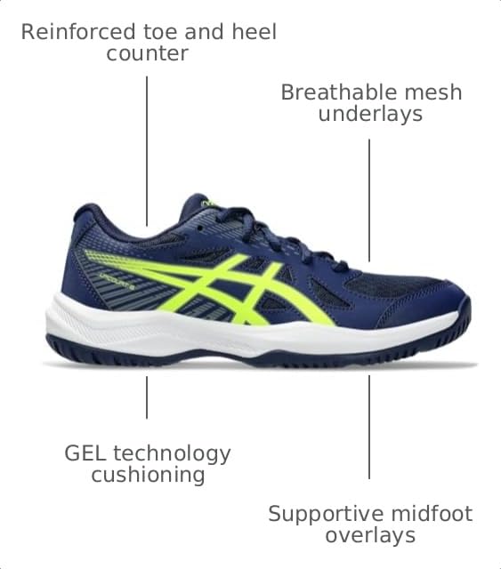 Image of ASICS Kid's Upcourt 6 Grade School Volleyball Shoes