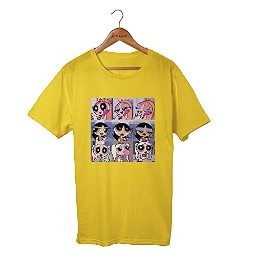 Camiseta Meninas Super Poderosas Power Puff Girls Aesthetic (P, ROSA)