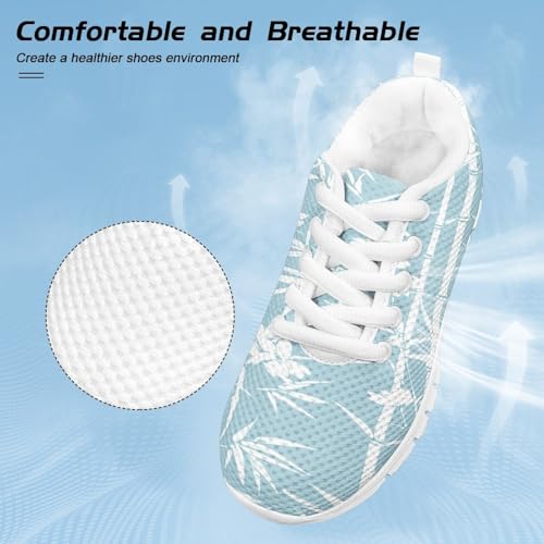 Running Shoes for Girls 2025 Soft Mesh Print Graphic Lightweight Comfy Breathable Nonslip Casual Walking Athletic Footwear Spring Summer Fall Outdoor School Travel Jogging Sneakers Size 11.5 US4