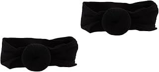 Toyvian 2 Peças Bandana Faixa De Cabeça Infantil Acessórios De Cabelo Turbante Faixa De Cabeça Lenço Faixa De Cabeça De Algodão Faixas De Cabeça De Bebê Faixas De Cabeça De Bebê Faixa De