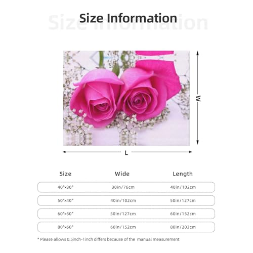 Couverture légère pour lit canapé chaise rose imprimé rose multi-usage - 8