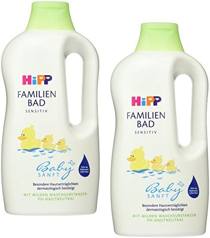 Hipp Babysanft Familienbad, 2-pack (2 x 1000 ml)