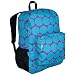 Wildkin 16 Inch Backpack, Durable Backpack with Padded Straps, Front Pocket, Moisture-Resistant Lining, and Two Mesh Side Pockets, Perfect for School or Travel – Big Dots Aqua
