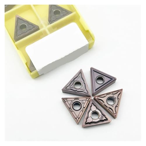 Plaquette carbure TNMG160404 anti-vibration pour supprimer la casse d'outil sur les tours