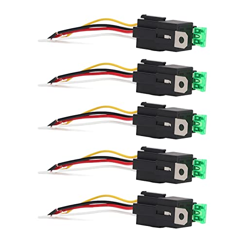 Relais Automobile 12V DC 4 Broches Chrees de Connexion pour Circuit Électrique Voiture