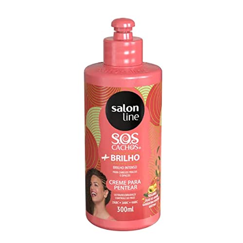 Creme para Pentear S.O.S Cachos + Brilho, 300ml, Salon Line, Salon Line, 300ml