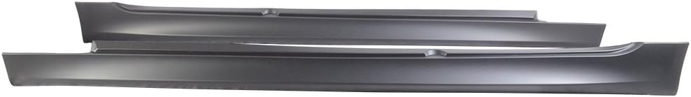IKON MOTORSPORTS, Auto Part Side Skirts Compatible with 2004-2010 BMW E60 E61, 5-Series M5 Style PP Side Skirts Panels Extension Pair, 2005 2006 2007 2008 2009