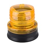 GXMZL Voyant d'alarme à LED - 2V Solaire Clignotant d'urgence de Balise stroboscopique Voyant d'alarme de Voiture Auto Lampe Jaune