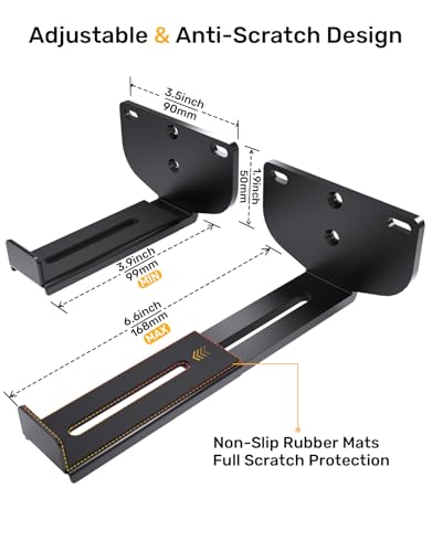 Soporte de pared para barra de sonido regulable resistente a arañazos 3