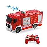 Spielzeug Mondo Mercedes-Benz Antos Fire Feuerwehrauto LKW Samu 63516, rot, 1:26