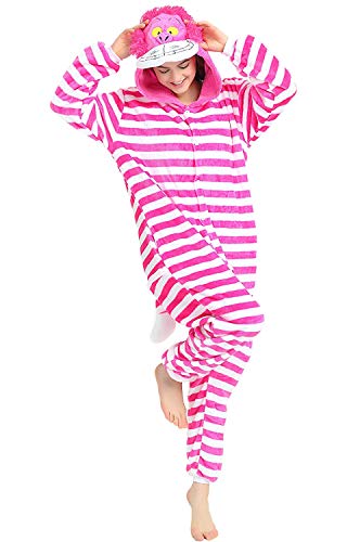 Belisyr Déguisement/pyjama unisexe pour adulte Design chat du Cheshire Idéal pour...