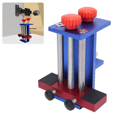 Cabinet Door Installation Clamps, Cabinet Clamps, Aluminum Alloy Cabinet Door Installation Positioner, Adjustable Mounting Jig Tool for Hanging Cabinet Doors, Accurate Positioning
