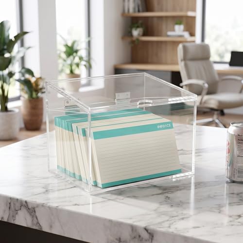 Caja de acrílico transparente con ranura para notas 7