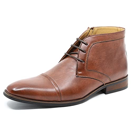 Metrocharm MC119 Men's Cap Toe Lace up Dress Chukka Oxford Ankle Boot