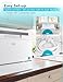 BLACK+DECKER Countertop Dishwasher, Counter Dishwasher with 6 Wash Programs, 6-Place Setting Capacity, Stainless Steel Interior, ENERGY STAR Certified, BCD6SD, White