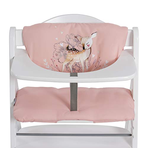 Hauck Alpha+ Highchair Pad Deluxe, Sweety - Highchair Cushion, Soft Fabric, Machine Washable