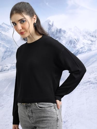 Image of Basic by Tokyo TALKIES Loose Turtle Neck Acrylic Pullover Sweater