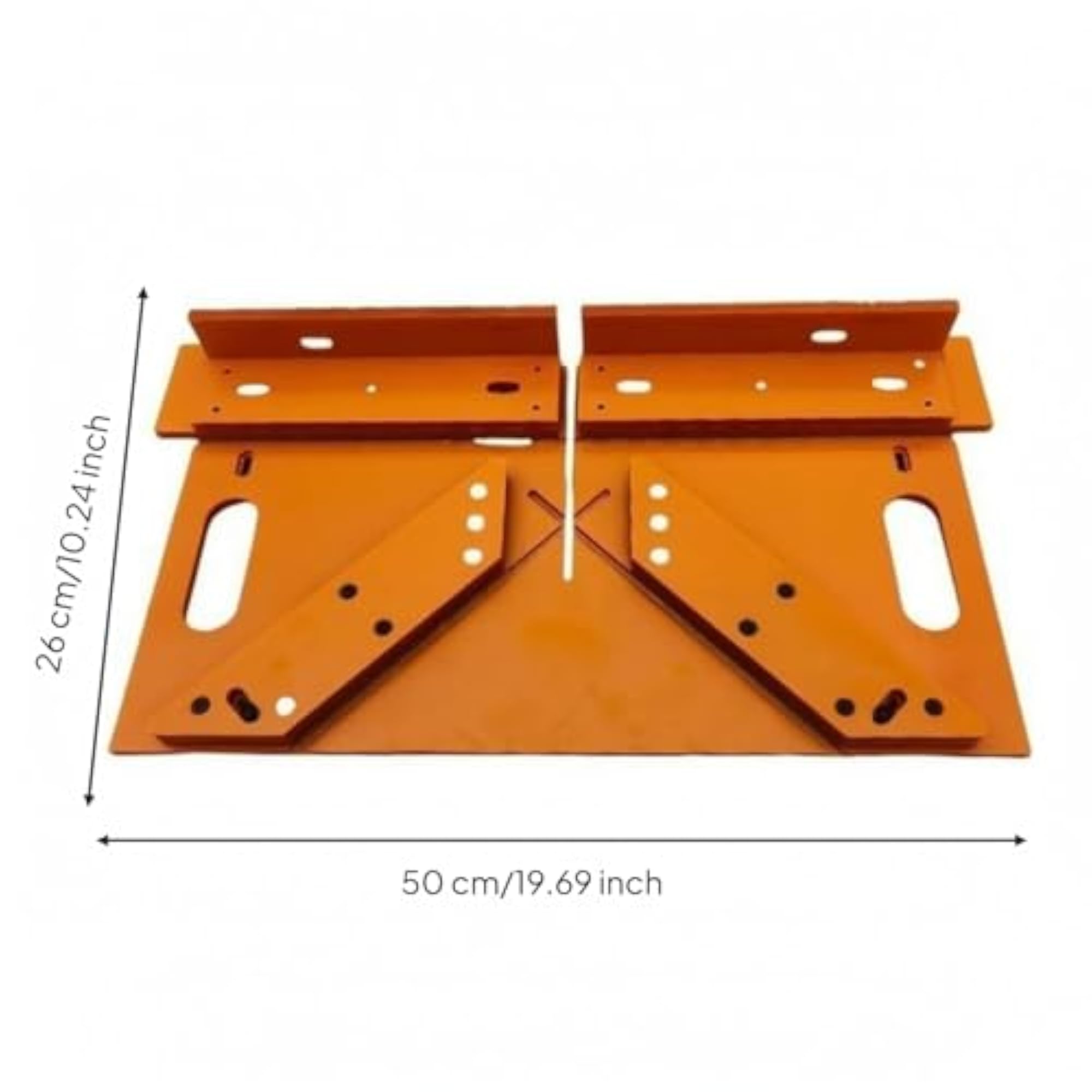 Metal Miter-Cutting Template for Door Trim
