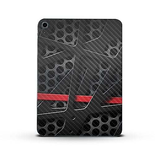 Image of MightySkins Carbon Fiber Skin Compatible with Apple iPad 10.9 inch 10th Gen (2022) Full Wrap Kit - Tech Web | Protective, Durable Textured Carbon Fiber Finish | Easy to Apply | Made in The USA