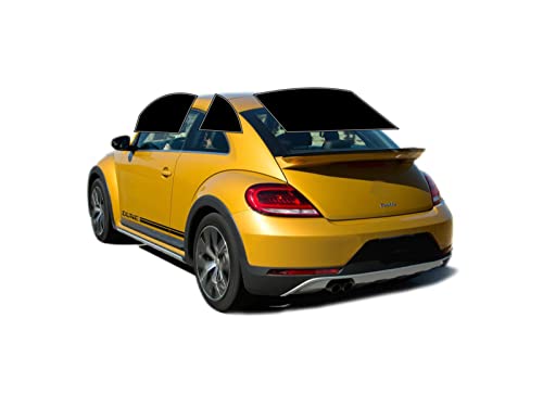 AUTOTEK Precut Windows Tint Film All Sides Cars Sun Blocking Protection Privacy Anti Shatter Glass 2 Ply Film Any Tint Shade kit for Volkswagen Beetle Coupe 2012-2019