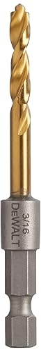 DEWALT DD5112 Impact Ready - Broca recubierta de nitruro de titanio, 316"