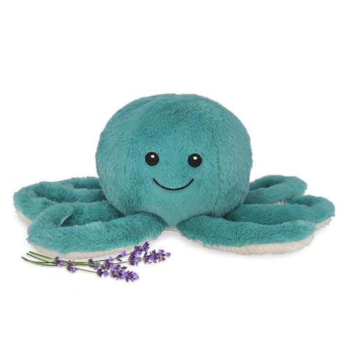 Image of Octopus - Microwavable & Weighted Plush Stuffed Animal - Heated Plushie for Warmth - Cute, Soft, Cozy Toy for Adults & Children (Boys, Girls, & Toddlers) by Warm Pals