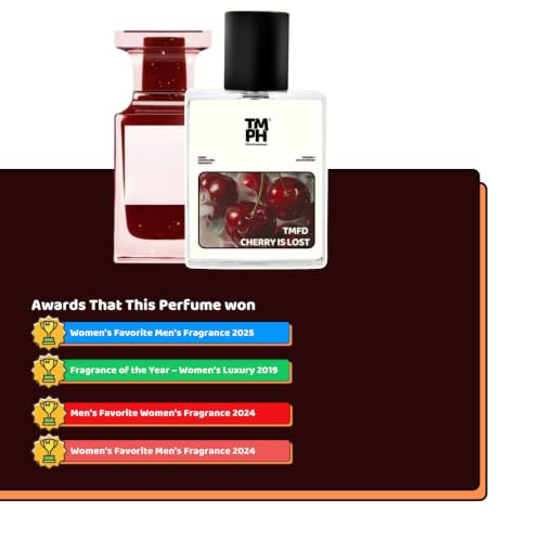 Image of TMPerfumehouse Tmfd cherry is lost EDP for Men & Women | Fruity, Gourmand & Long Lasting Perfume Spray | Green, Whitefloral & Freshspicy Fragrance | Luxury Gift for Him & Her | TMPH | 50ml