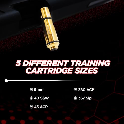 Image of Mantis Laser Academy Training Kit for 9mm, 45 ACP, 380 ACP, 40 S&W | Dry Fire System for Target Practice | Free App, No Subscription | Includes Training Cartridge