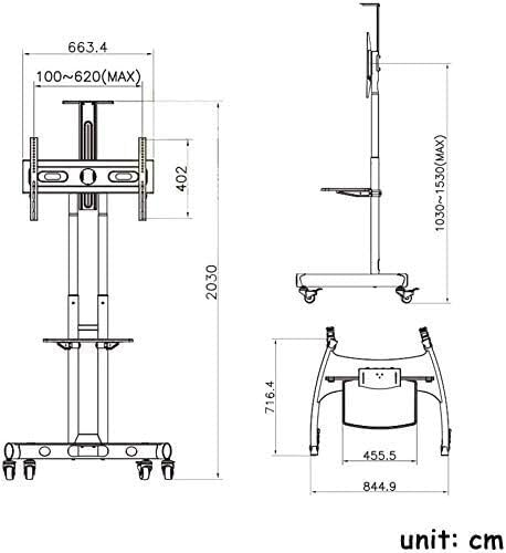 Soporte móvil para TV de pantalla plana miniatura 6