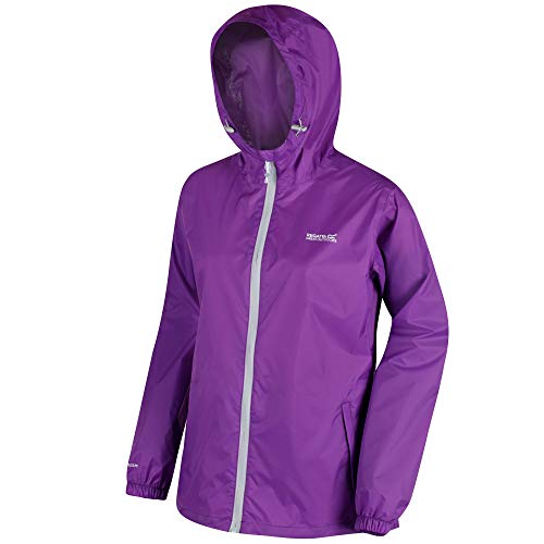 Regatta Pack It III Womens Waterproof Jacket Ultra Purple 12