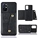 Ranyi OnePlus 8T Case, OnePlus 8T Plus 5G Case, Wallet Cover with Credit Card Holder Slots Kickstand [Fits Magnetic Car Mount] PU Leather Double Buckle Wallet Case for OnePlus 8T 5G 6.55