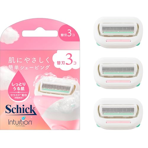 Schick(シック) イントゥイション しっとり肌 替刃(3コ入) 女性用 カミソリ（Amazon）
